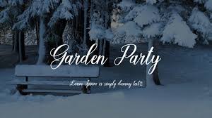 Garden Party Font Free For