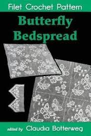 Details About Butterfly Bedspread Filet Crochet Pattern Complete Instructions And Chart