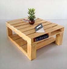 Diy Custom Built Pallet Coffee Table