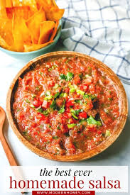 homemade restaurant style salsa