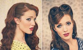 retro pin up style hair tutorials