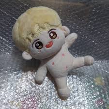20cm bts suga doll with cat clothes