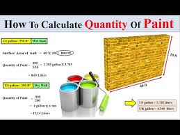 How To Calculate Paint Quantity
