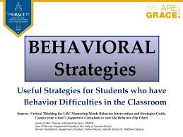 We Are Grace Behavior Strategies Power Point By James Cullen