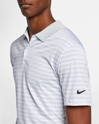 Nike Dri Fit Victory Mens Striped Golf Polo