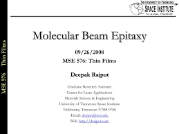 ppt molecular beam epitaxy powerpoint