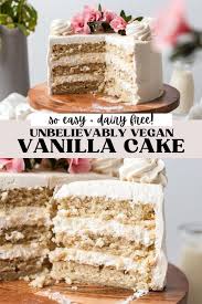 the best vegan vanilla cake keeps