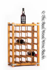 New Real Wooden Rustic Wine Rack
