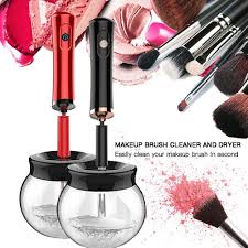 makeup brush cleaner fast automatic