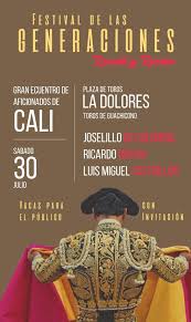 Festival de las generaciones.Encuentro de aficionados en La Dolores.  Joselillo, Rivera y Castrillón lidiarán toros de Guachicono - Tendido7