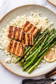 asparagus ginger cauliflower rice