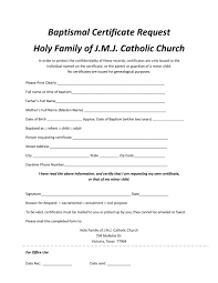 20 catholic baptism certificate free