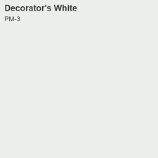 benjamin moore decorator s white