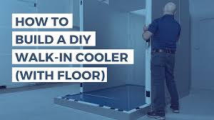build a diy walk in cooler with a floor