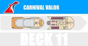 carnival valor deck 11 activities