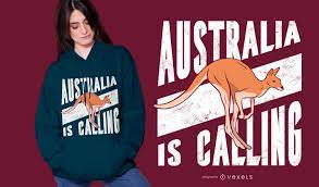 australia is calling t shirt design