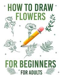 how to draw flowers for beginners for