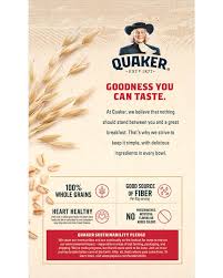 instant oatmeal original quaker oats