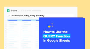 google sheets query function