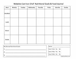 Scientific Daily Food Log Chart Daily Food Intake Chart