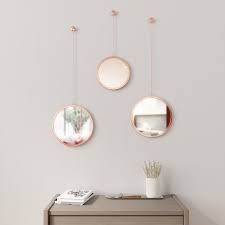 Dima Round Mirror Shop Decorative Wall Mirrors Umbra