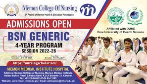 memon college of nursing admission 2024