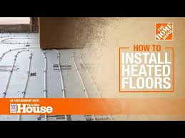 radiant floor heat