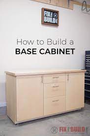 It's practically everything you need to know about building frameless base cabinets before you begin. How To Build A Base Cabinet With Drawers Fixthisbuildthat Kitchen Base Cabinets Diy Cabinets Diy Kitchen Cabinets