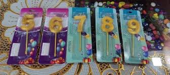 birthday number candles