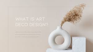 minimal art deco design slide