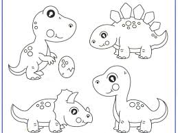 Printable Dinosaur Coloring Dinosaurg Pictures Preschool