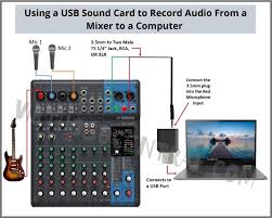 how to record audio from mixer to