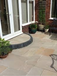 Raj Green Sandstone Paving Slabs Mix