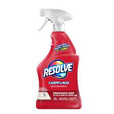 resolve carpet cleaner stain remover