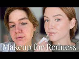 natural makeup to cover redness you