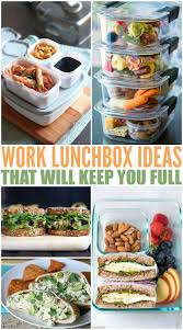 healthy work lunch ideas to keep you