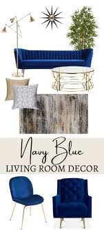 25 navy blue and gold home décor finds
