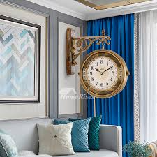 Living Room Classic Wall Clock Double