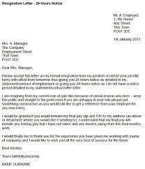 Approval from the director general of immigrations of malaysia. Resignation Letter 24 Hours Notice Toresign Com