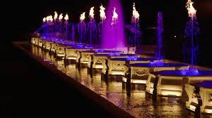 illuminated fountain performances
