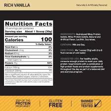 optimum nutrition gold standard isolate