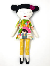 Yuka Handmade Cloth Doll Japanese Doll | Etsy