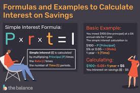 Formulas And Examples To Calculate Interest On Savings
