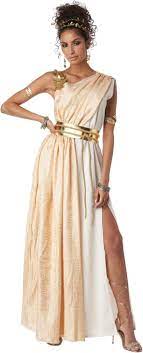 golden dess toga greek roman lady