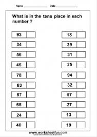 Ten & some more grade/level: Numbers Tens And Ones Free Printable Worksheets Worksheetfun