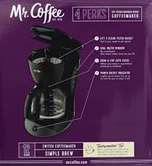 Coffee iced tea maker allows you to choose whether you want mild or strong tea by a simple touch of a button. Mr Coffee Mfedw13np Simple Brew 12 Cup Switch Coffee Maker Black Walmart Com Walmart Com