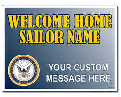 navy welcome home full color