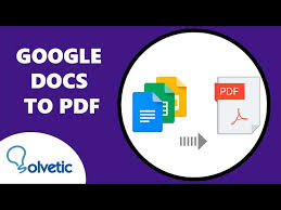 google docs to pdf easy and fast