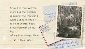 last war letters to family members from