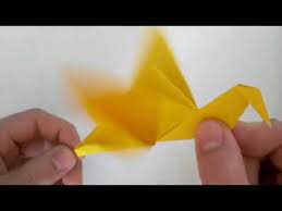origami flapping bird you